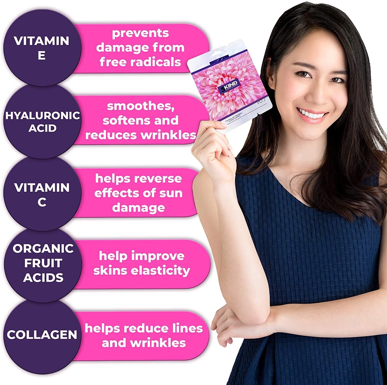 6 Stunning Benefits of AntiAging Face Mask Neck Sheet 5kind