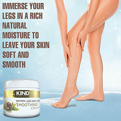 5Kind Natural Varicose and Spider Vein Tired Legs Cream