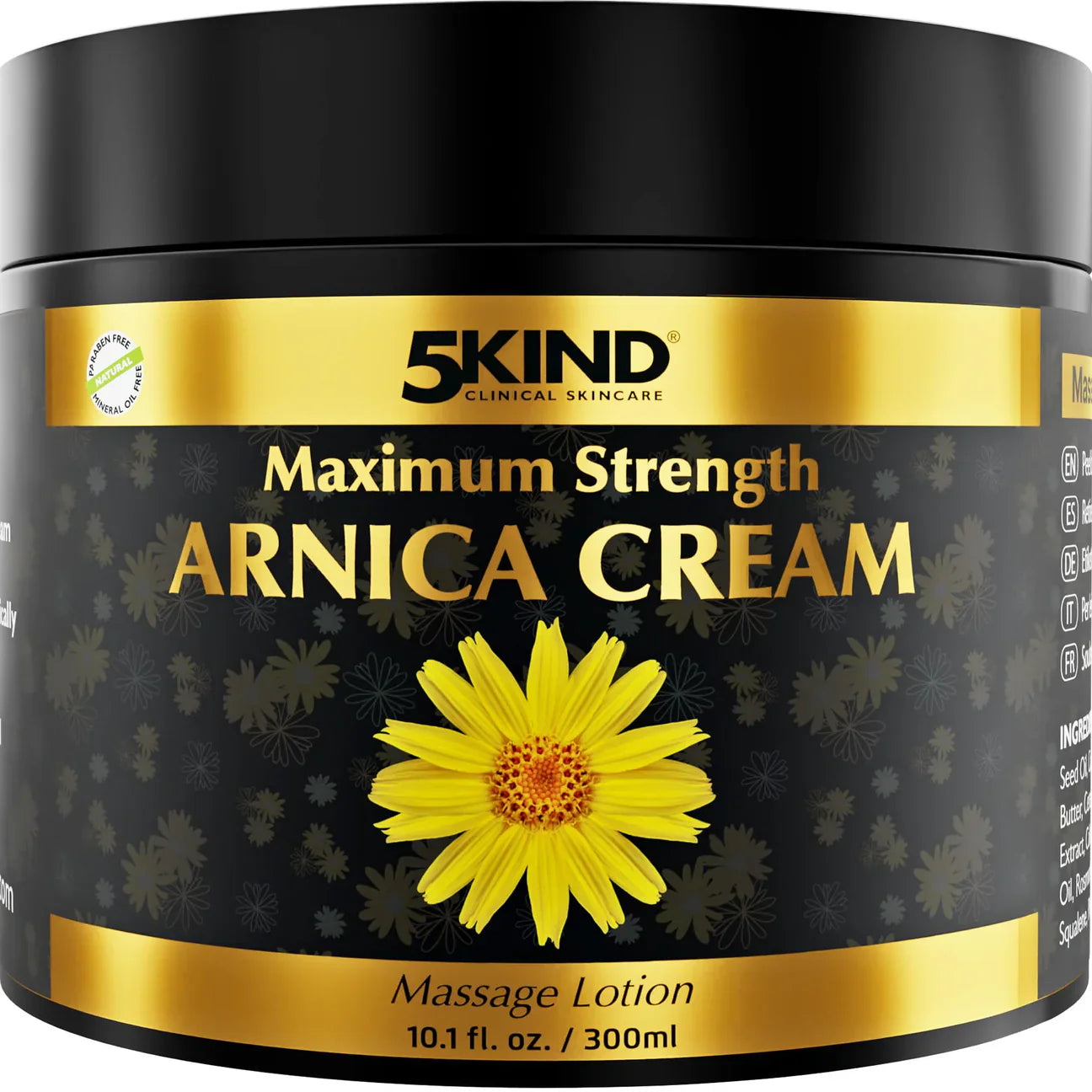 Arnica Cream for Bruises: A Natural Solution for a Common Problem - New 300ml Tub
