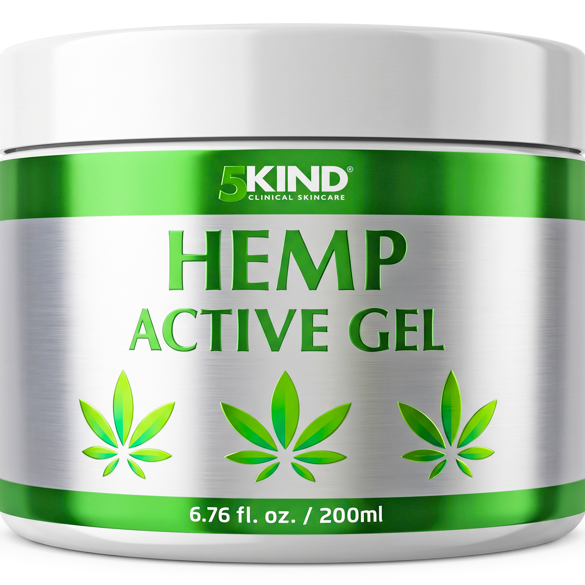 5Kind Hemp Active Gel 200ml - Hemp Gel for Refreshing Massage