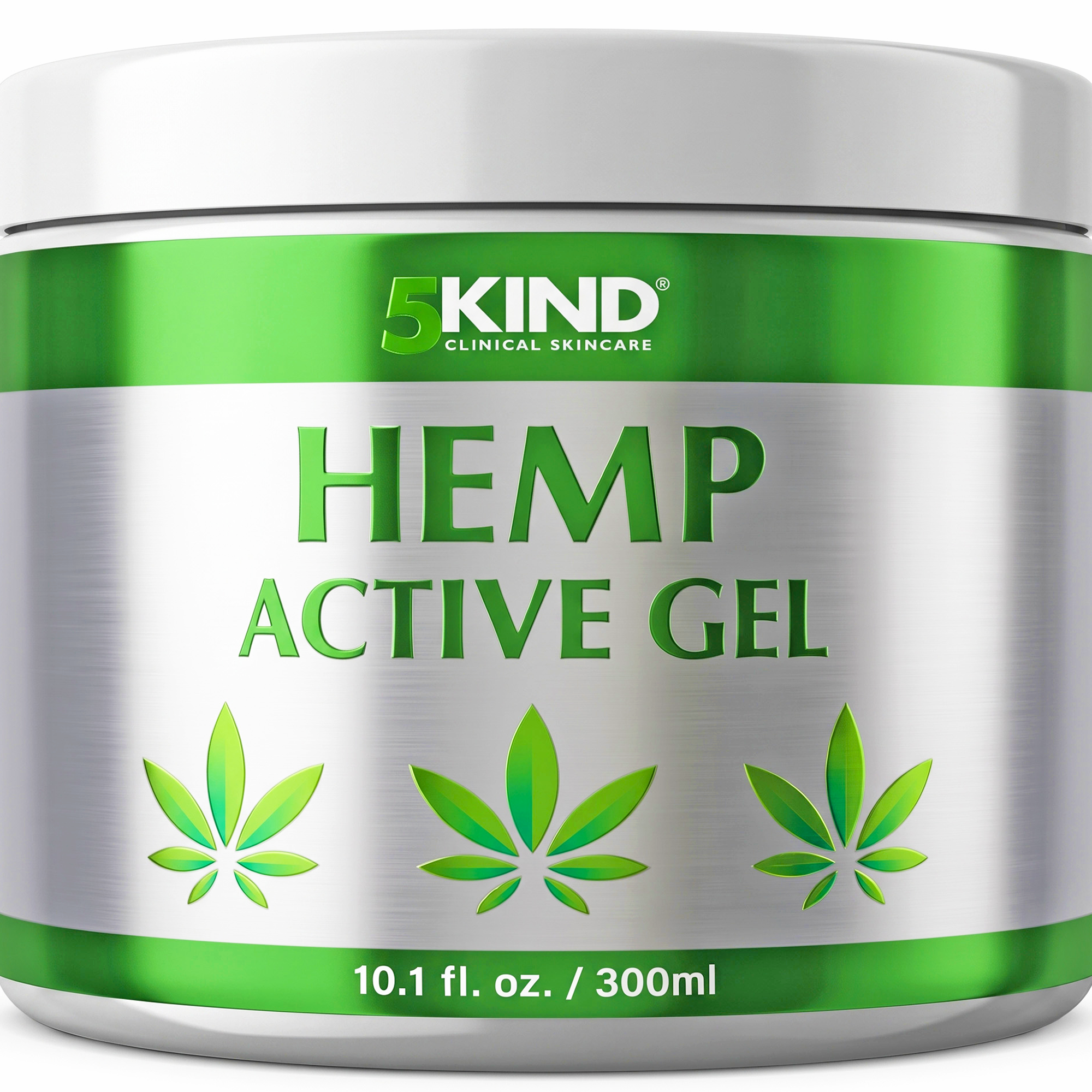 5Kind Hemp Active Gel 300ml - Hemp Gel for Refreshing Massage