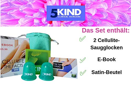 5Kind Cellulite-Massage-Vakuum-Schröpf-Set