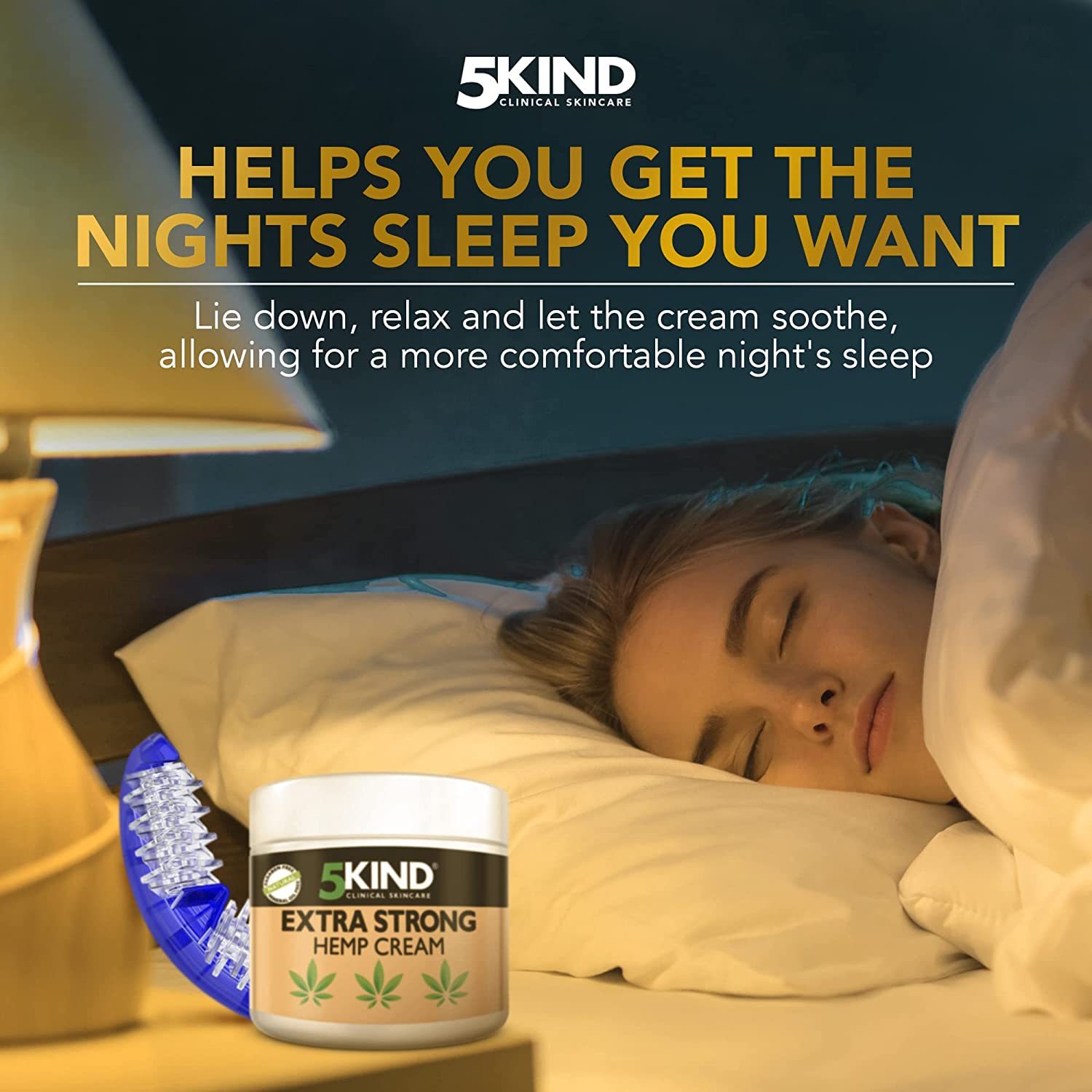 5Kind Extra Strong Hemp Cream 300ml + Handnuddsett