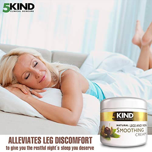 5Kind Natural Varicose and Spider Vein Tired Legs Cream