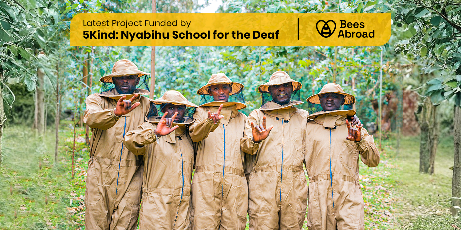 5KIND-funded Bees Abroad project, Nyabihu School for the Deaf